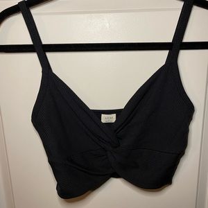 WILFRED by ARITZIA BAY TANK BLACK Size Small
